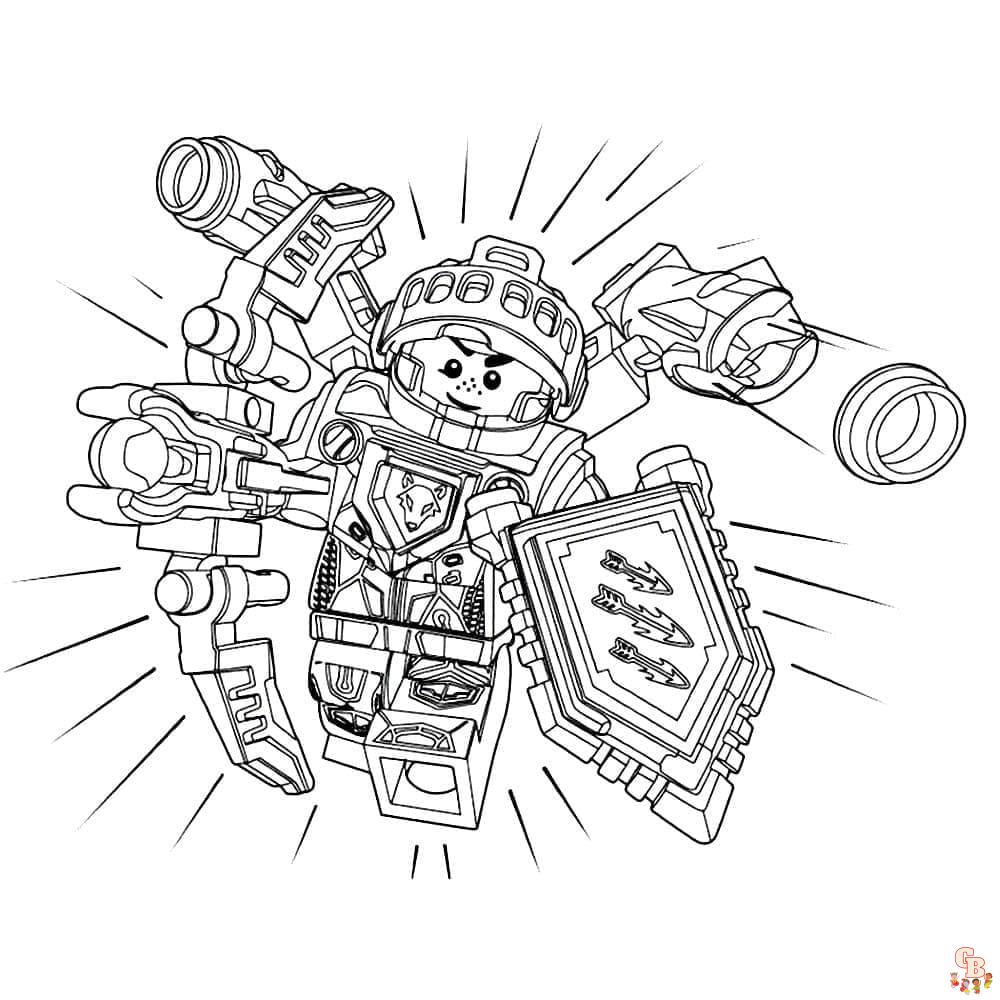 Coloriage Lego Nexo Knights