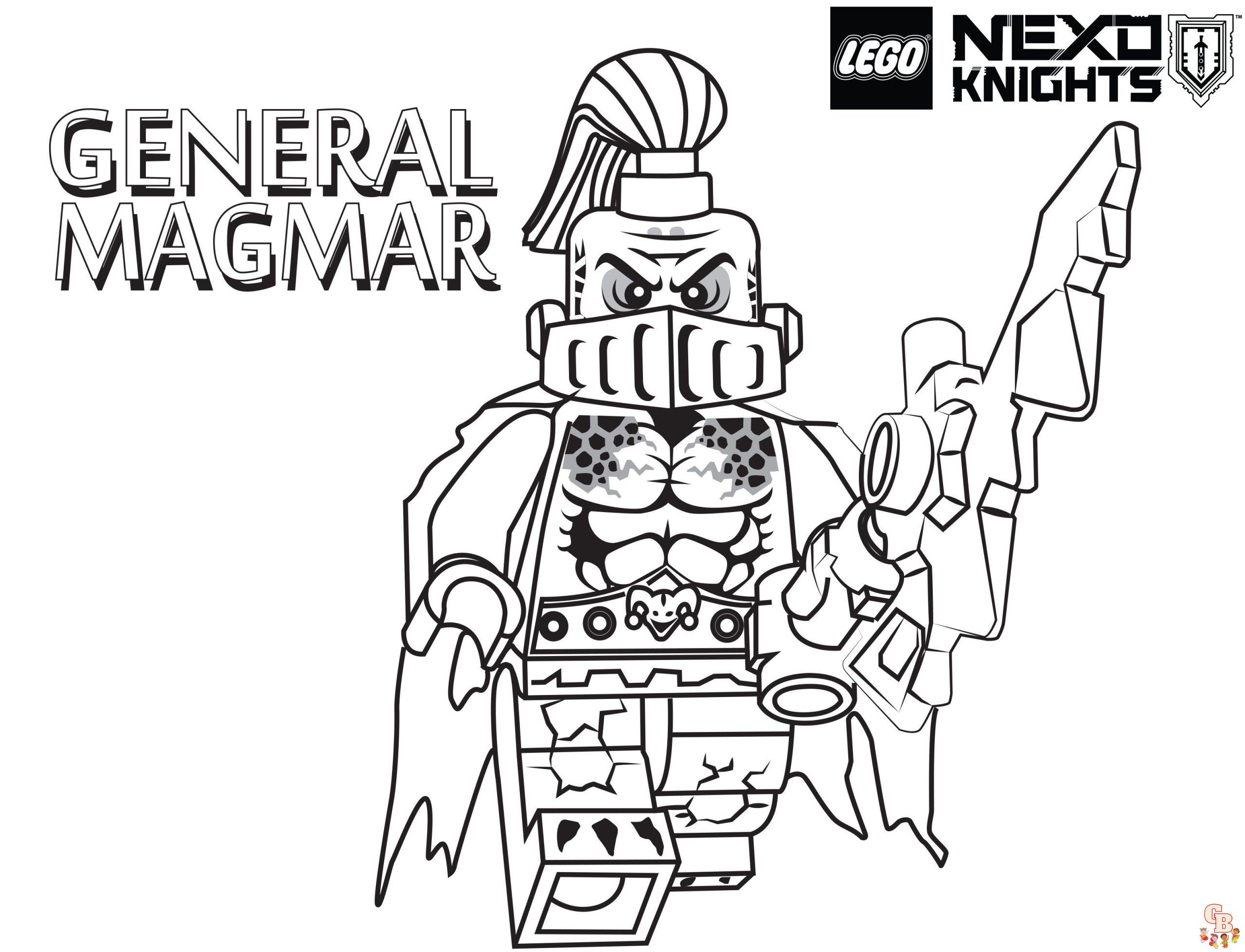 Coloriage Lego Nexo Knights