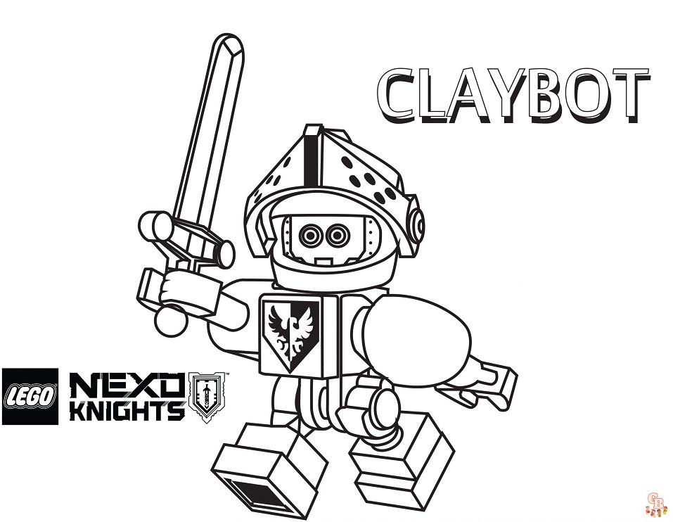 Coloriage Lego Nexo Knights