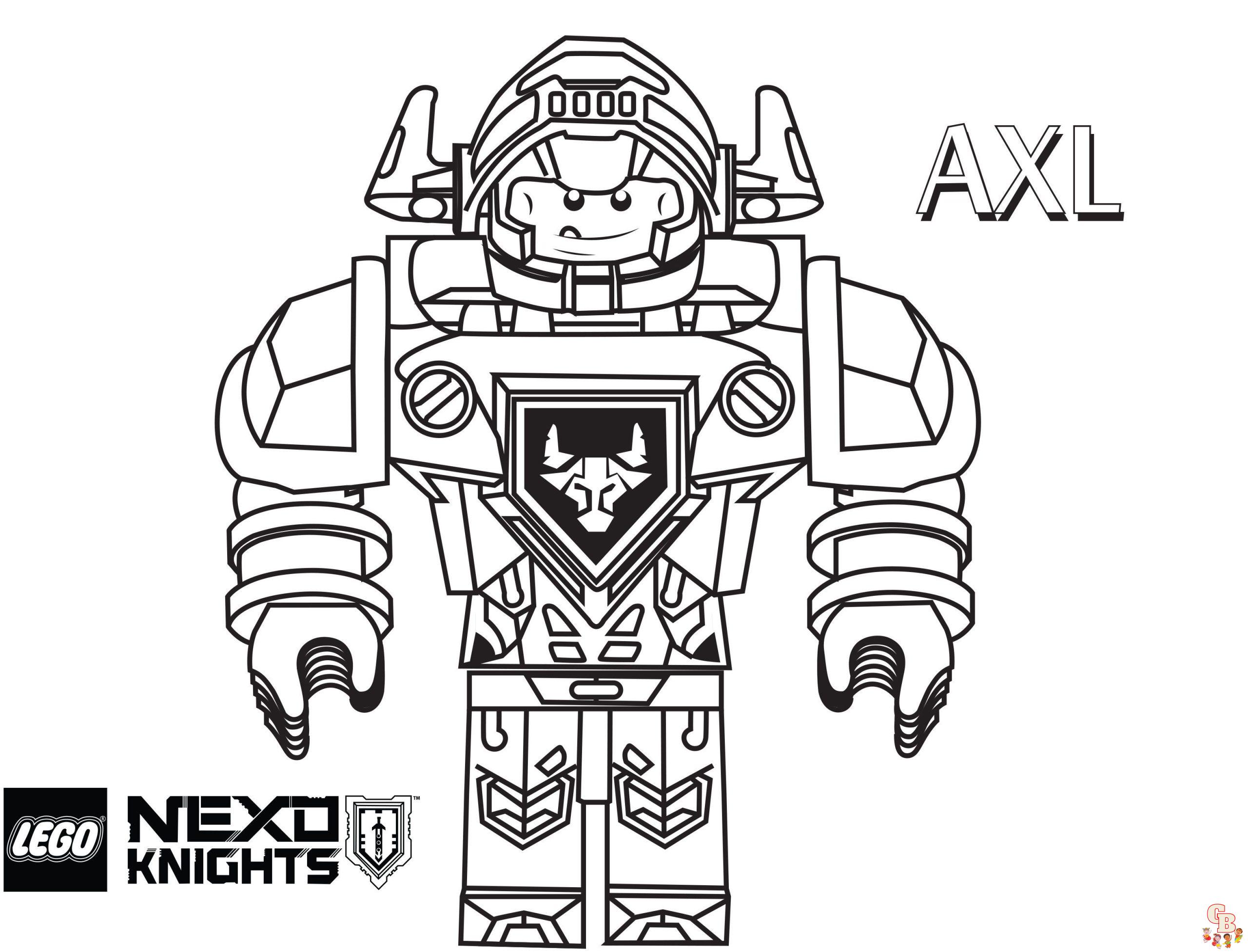 Coloriage Lego Nexo Knights