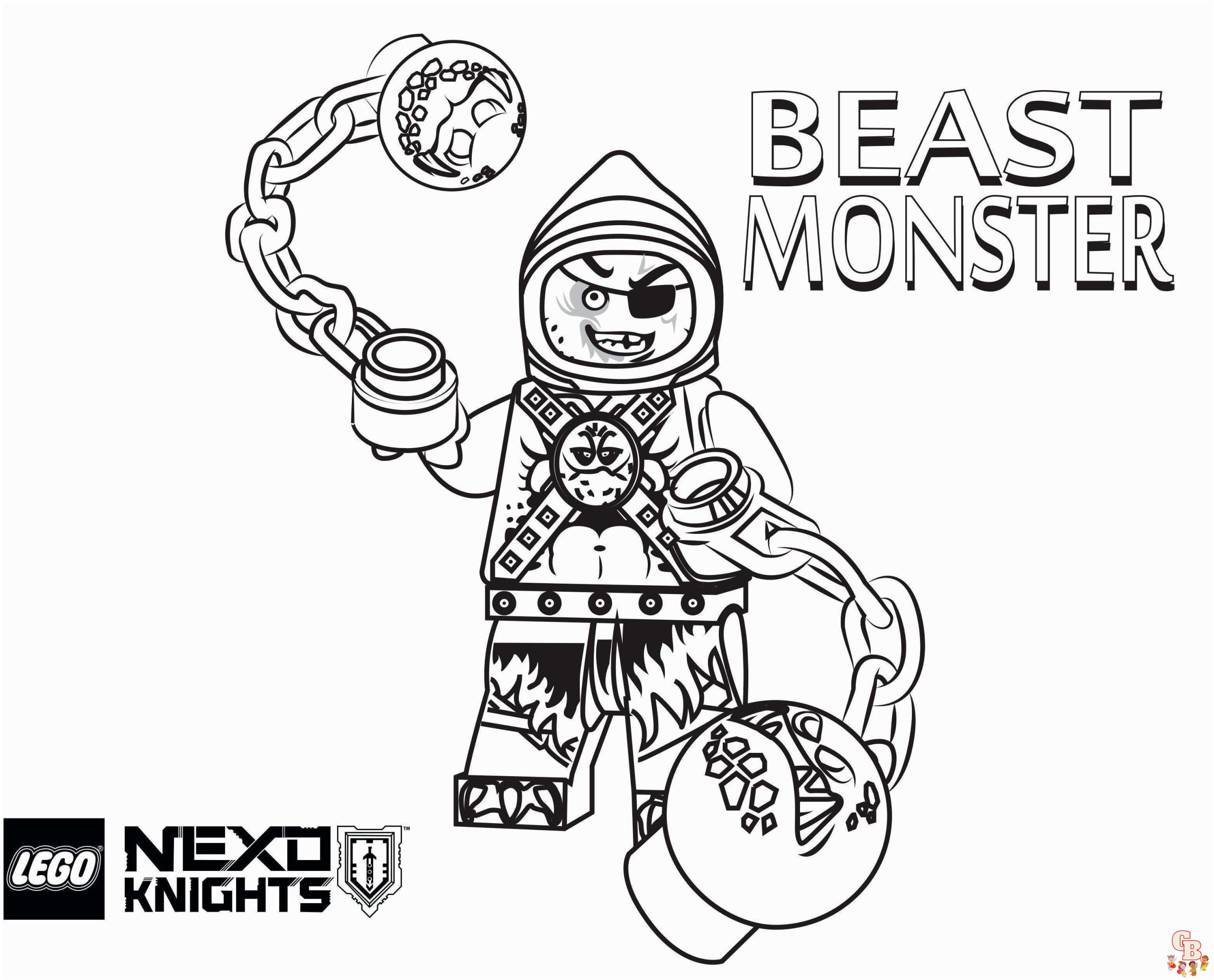 Coloriage Lego Nexo Knights