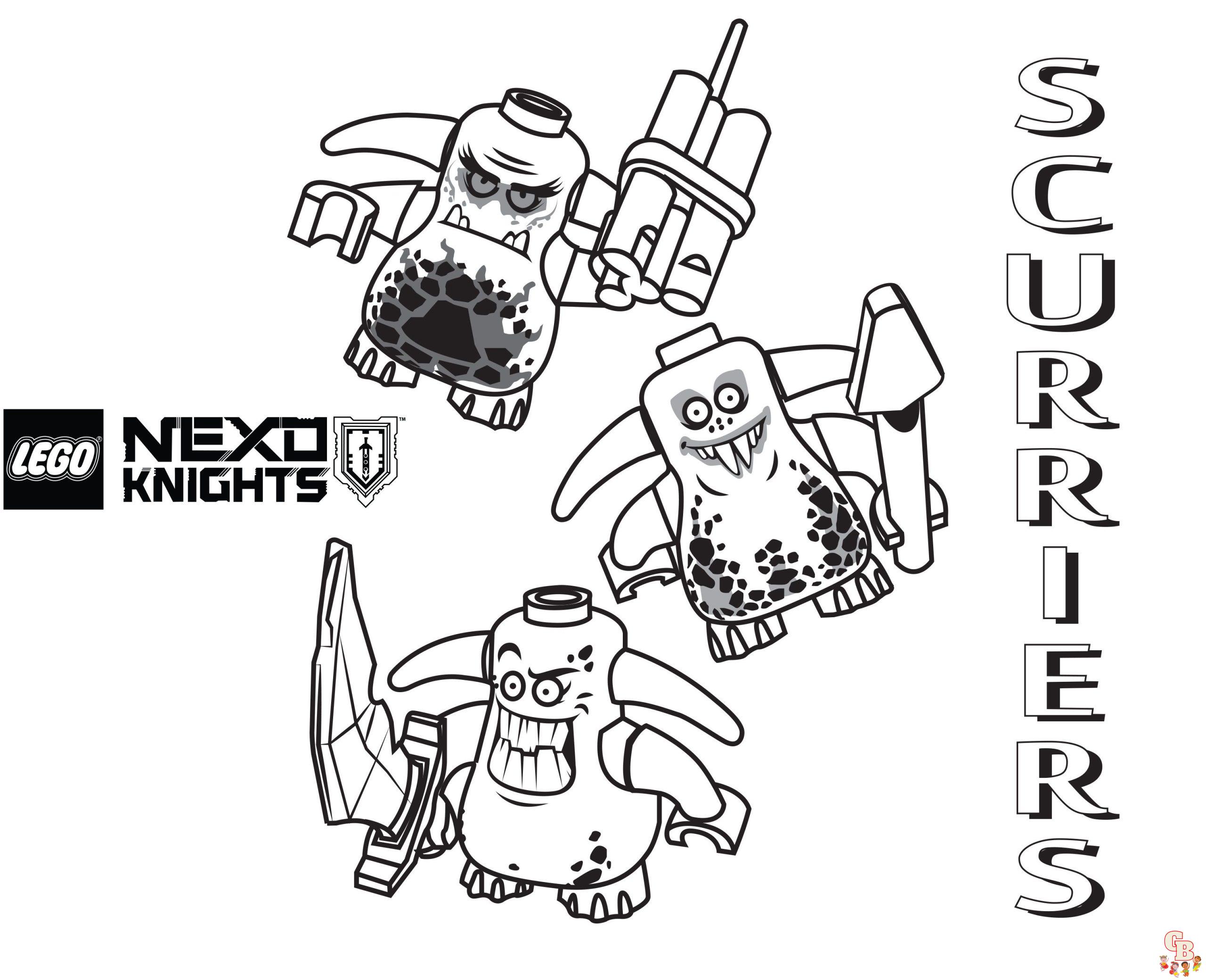 Coloriage Lego Nexo Knights