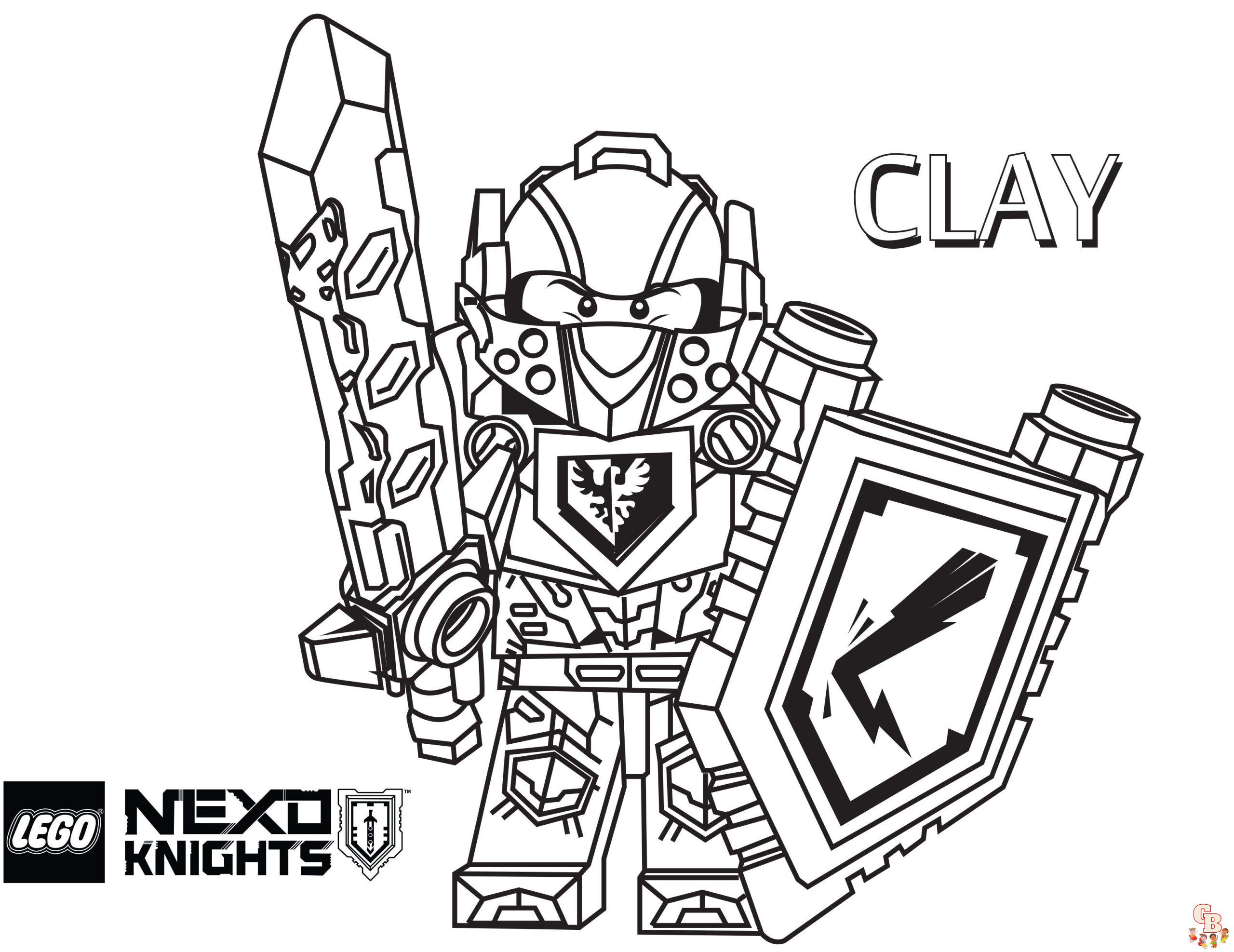 Coloriage Lego Nexo Knights