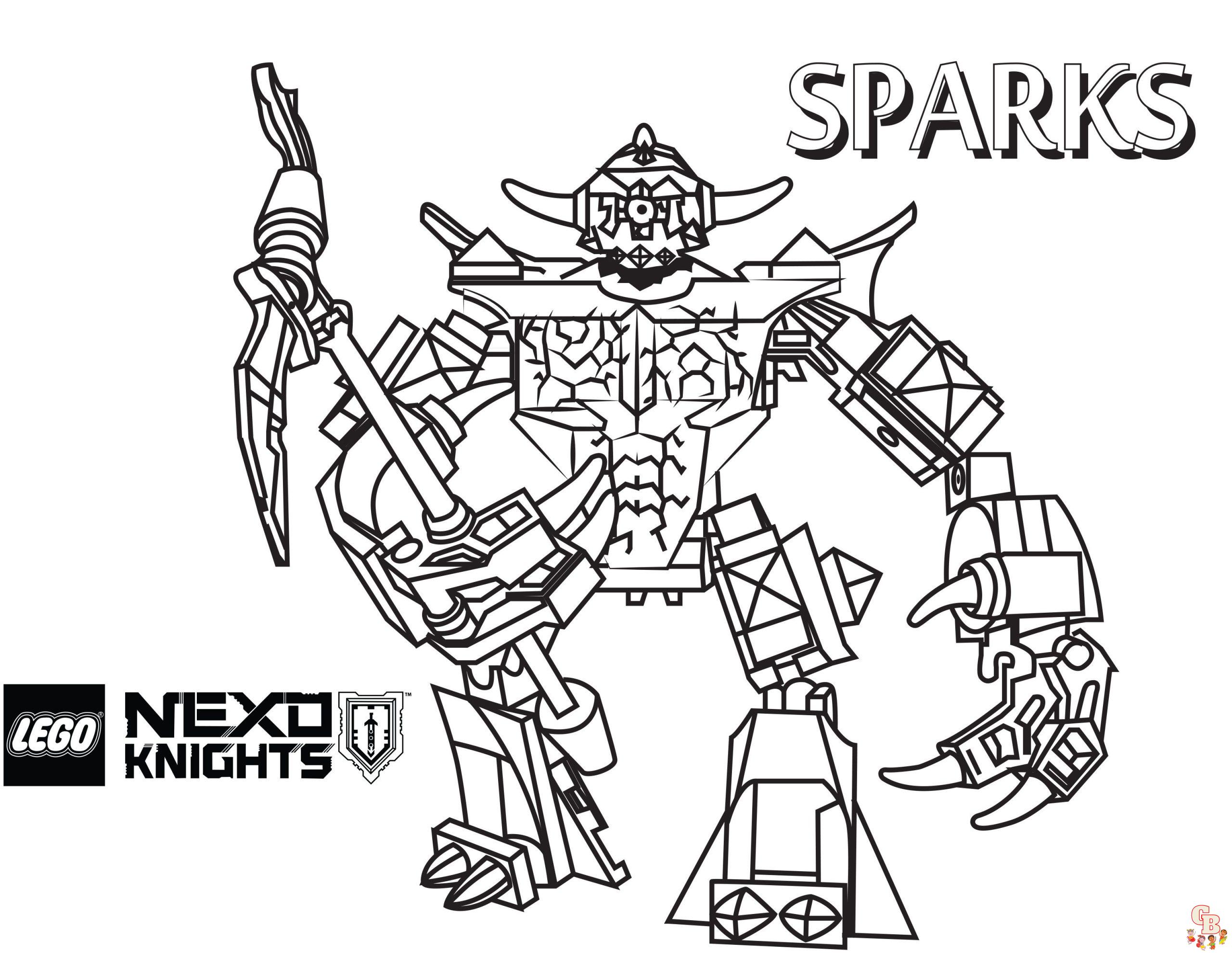 Coloriage Lego Nexo Knights