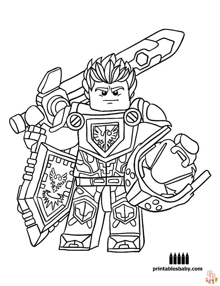 Coloriage Lego Nexo Knights