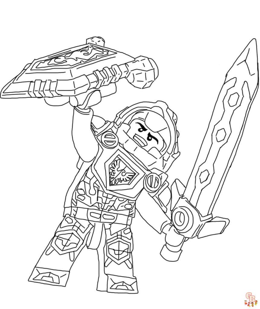 Coloriage Lego Nexo Knights