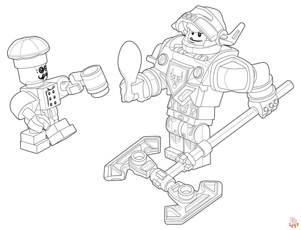 Coloriage Lego Nexo Knights