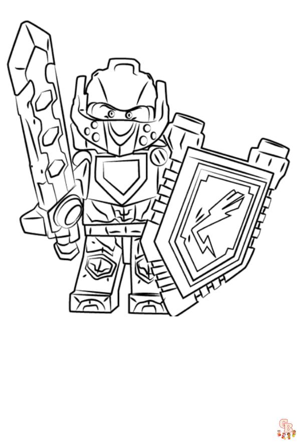 Coloriage Lego Nexo Knights