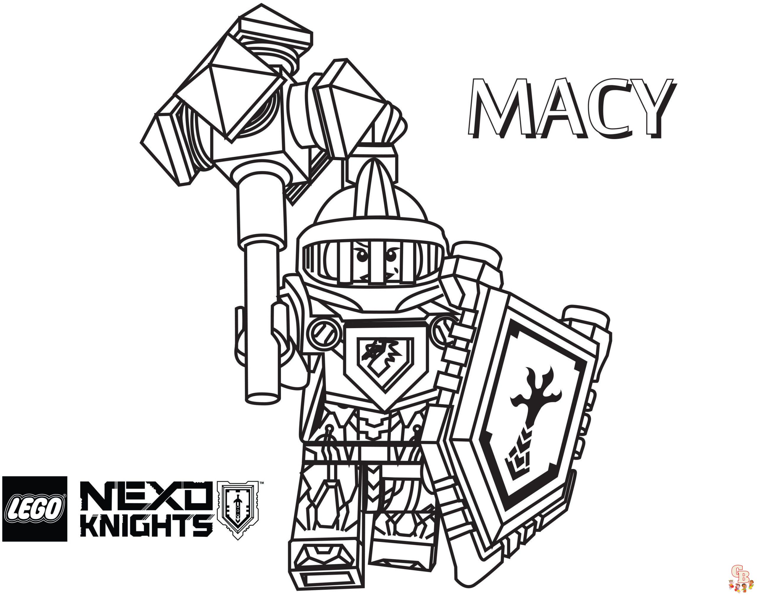 Coloriage Lego Nexo Knights