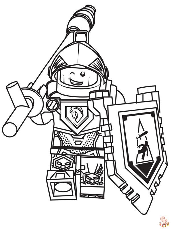 Coloriage Lego Nexo Knights