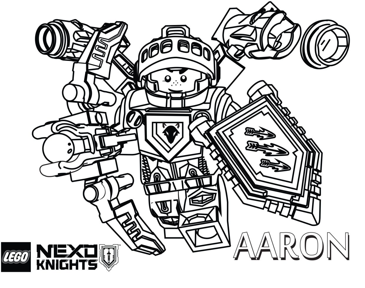 Coloriage Lego Nexo Knights