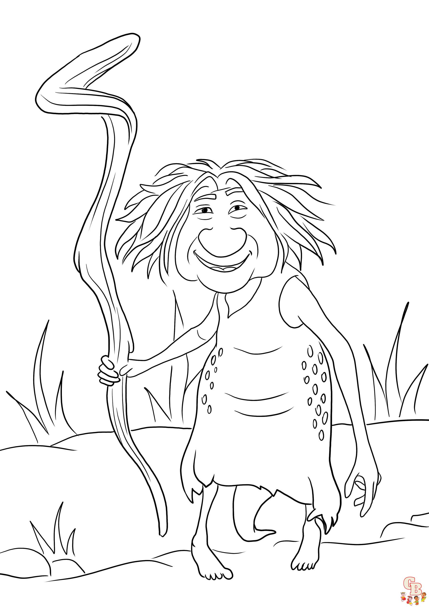 Coloriage Les Croods