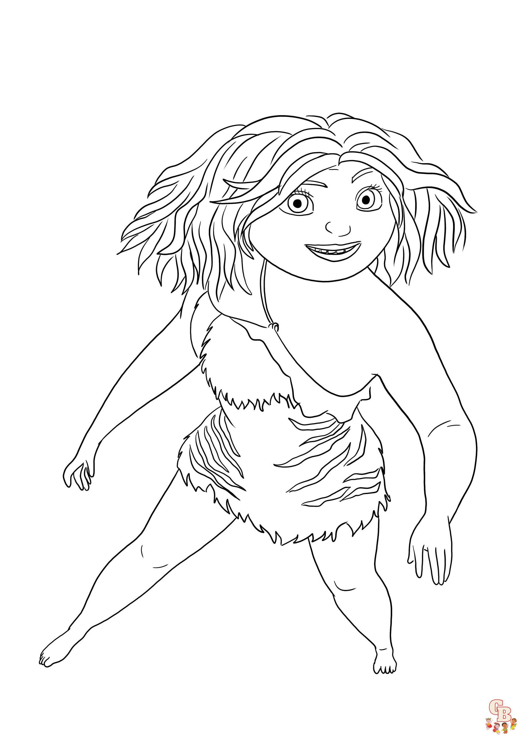 Coloriage Les Croods