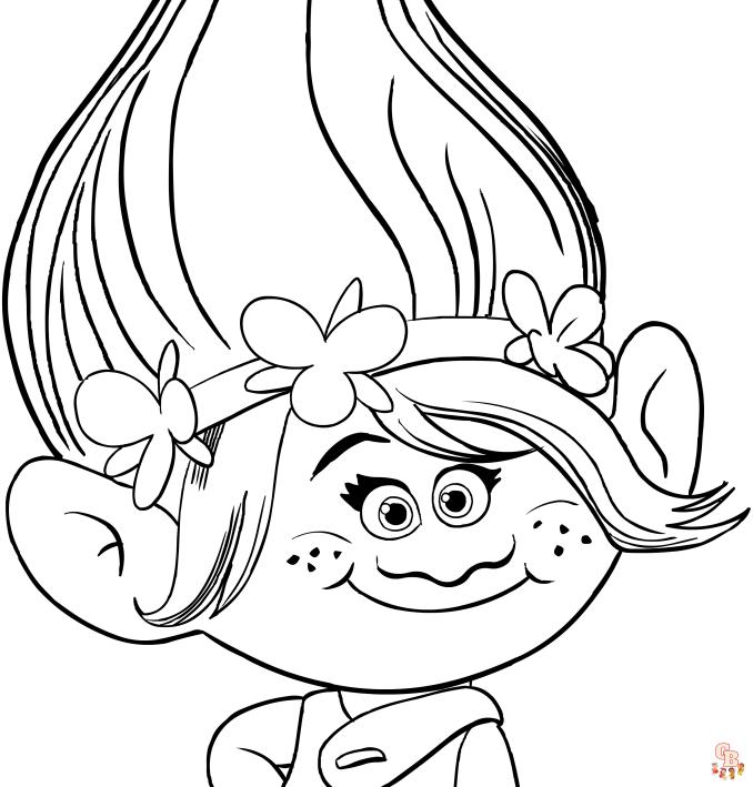 Coloriage Les Trolls