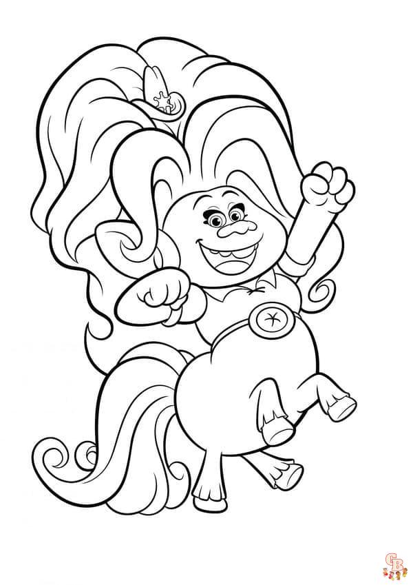 Coloriage Les Trolls