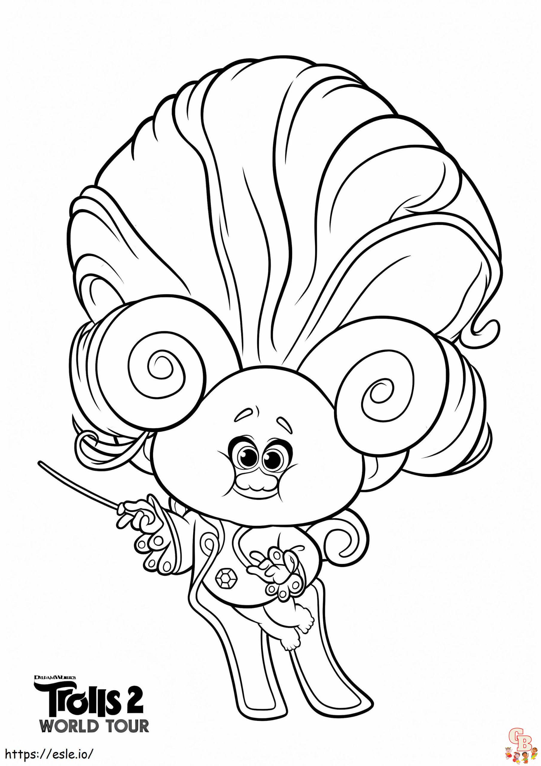 Coloriage Les Trolls