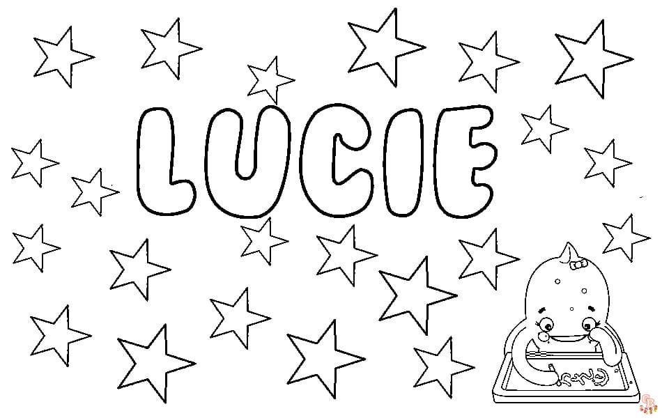 Coloriage Lucie