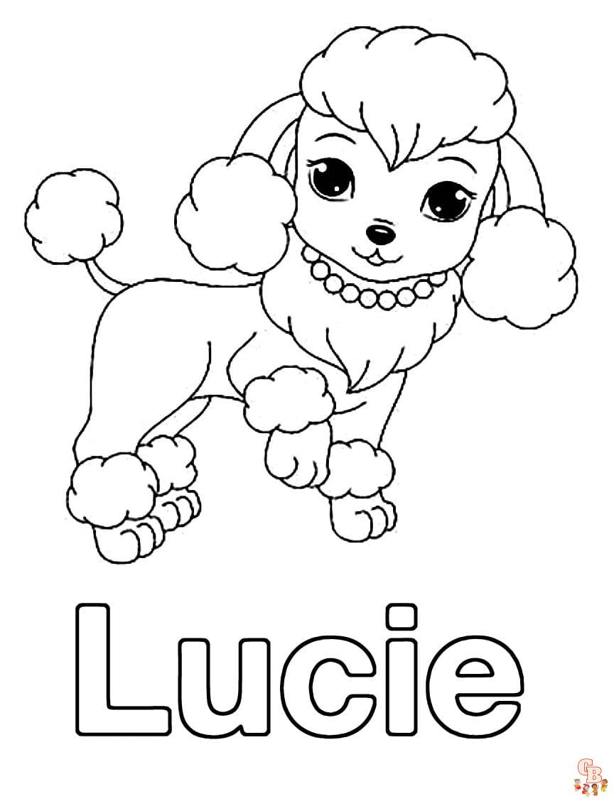 Coloriage Lucie