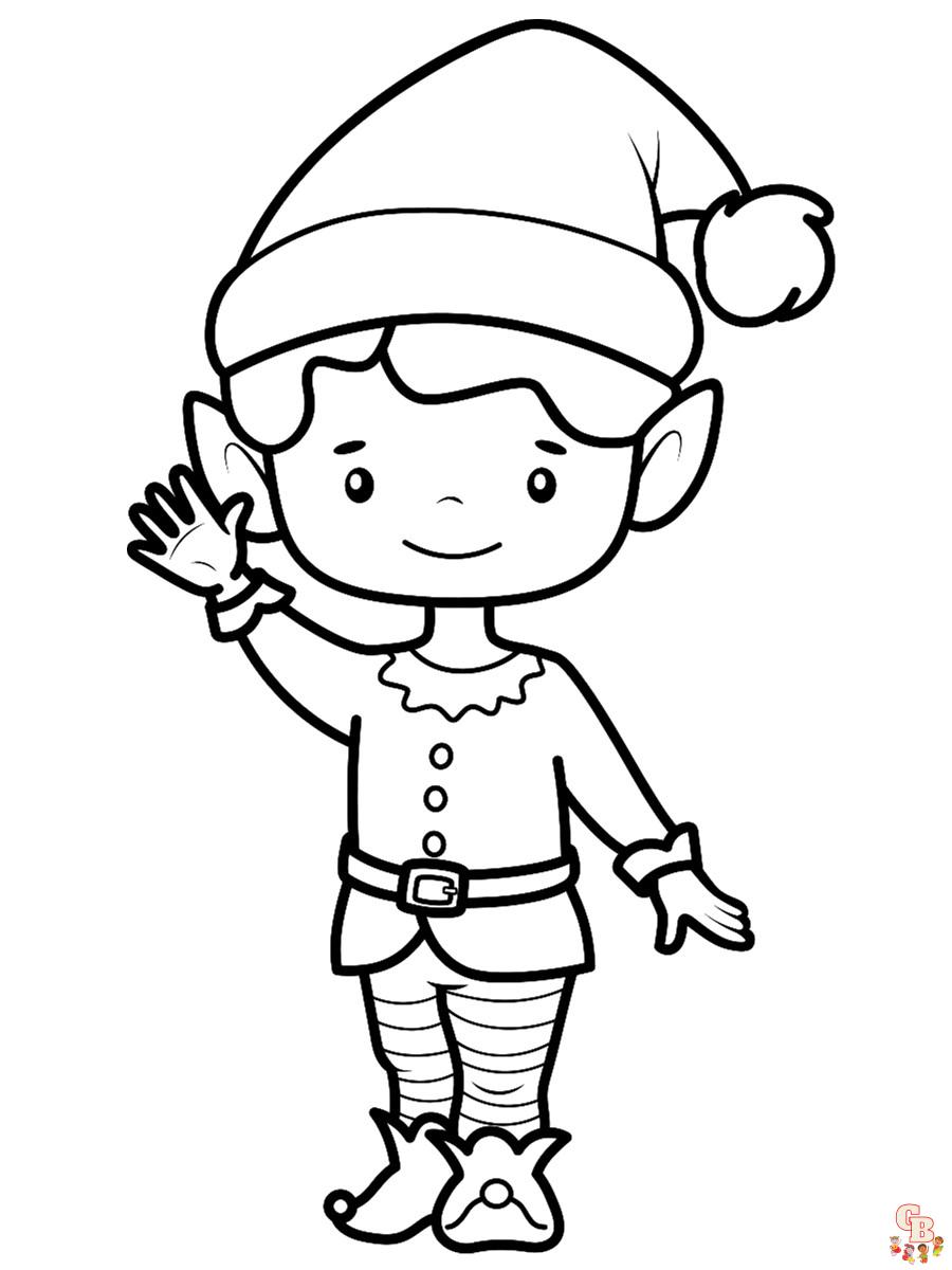 Coloriage Lutin De Noel