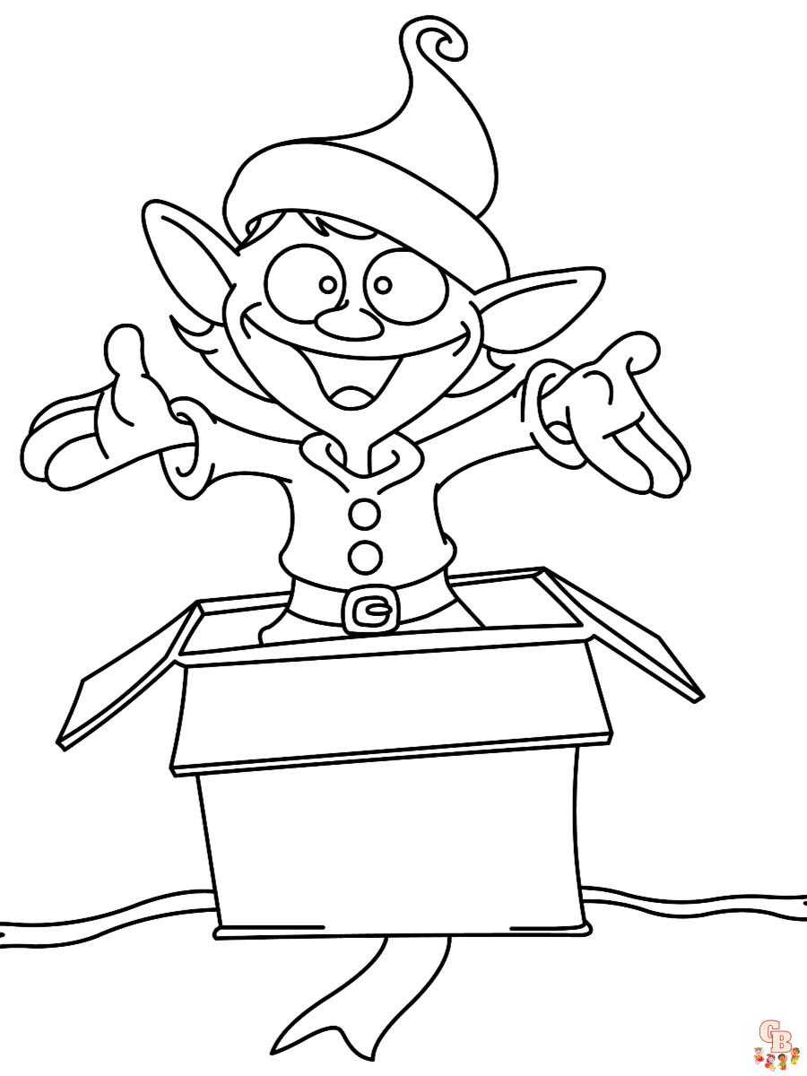 Coloriage Lutin De Noel