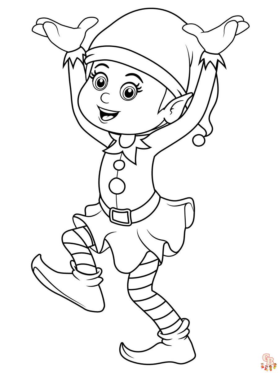 Coloriage Lutin De Noel