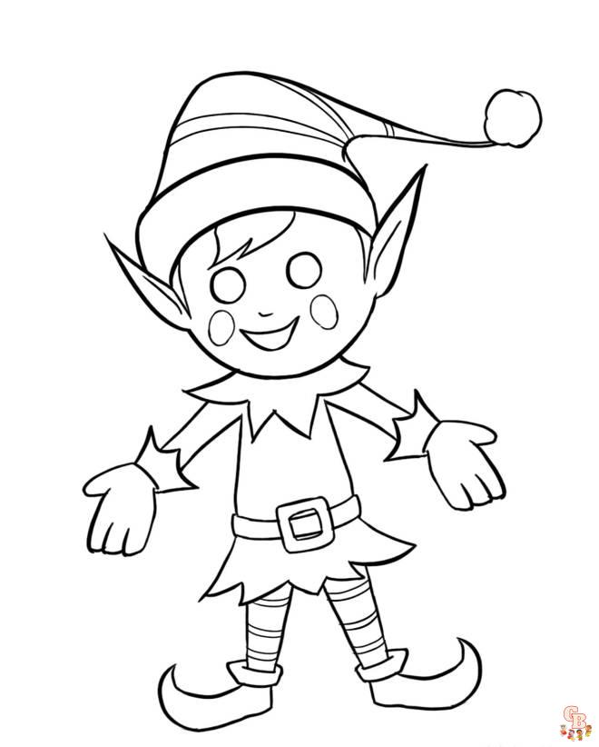 Coloriage Lutin De Noel