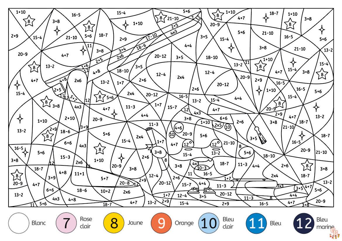 Coloriage Magique Addition