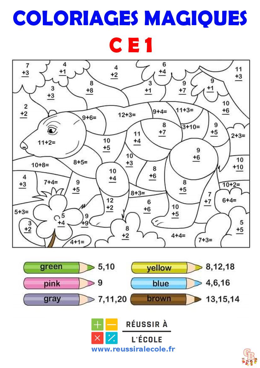 Coloriage Magique CE