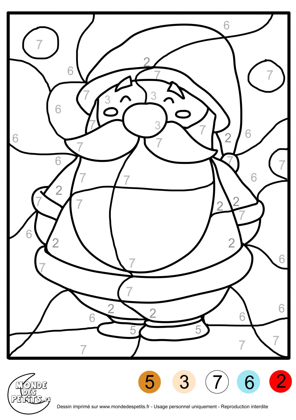 Coloriage Magique Noel