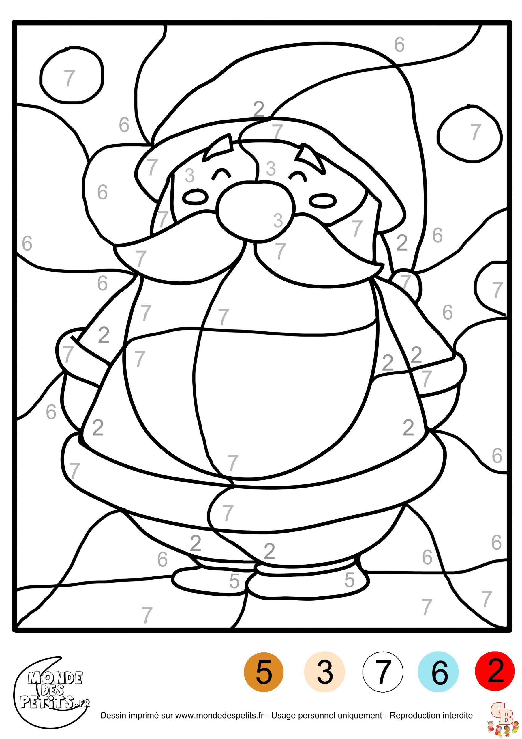 Coloriage Magique Noel