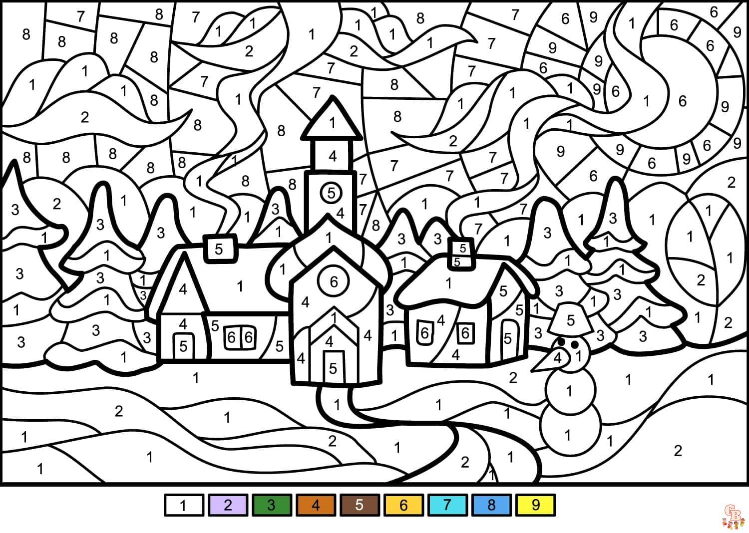 Coloriage Magique Noel