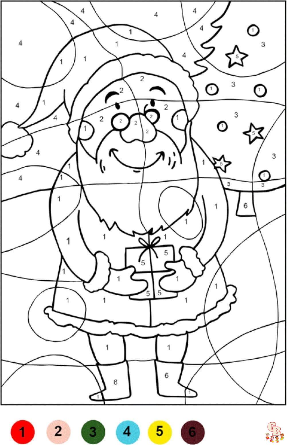 Coloriage Magique Noel