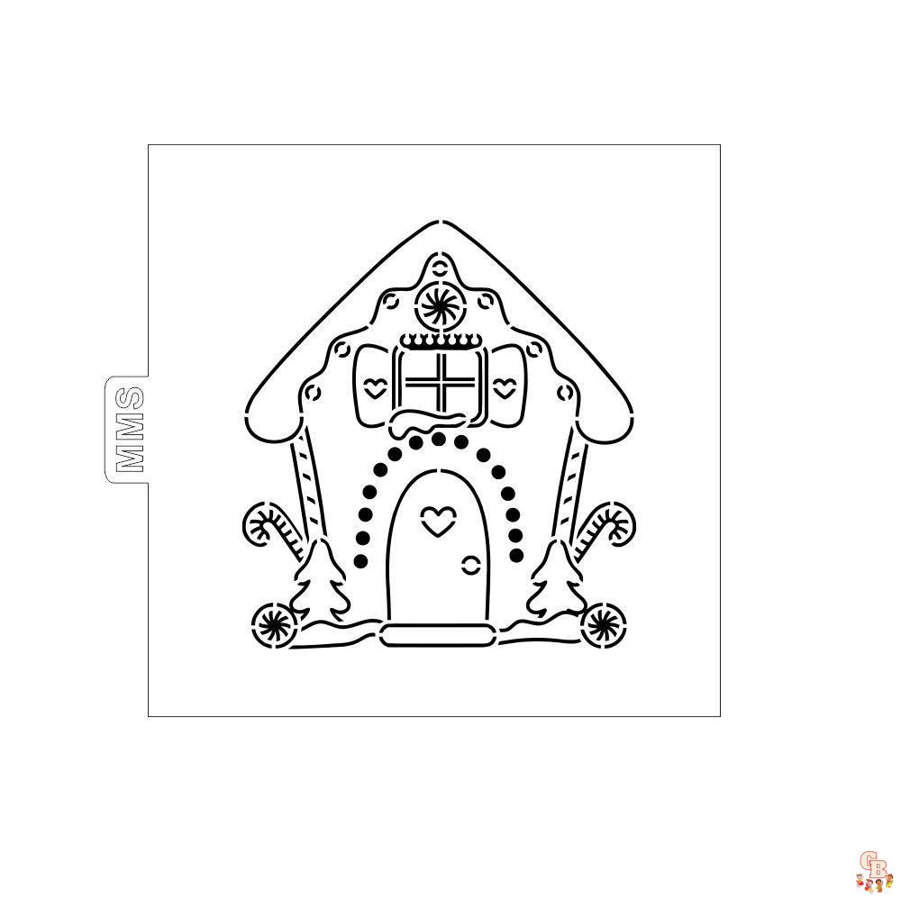 Coloriage Maison En Pain Depices