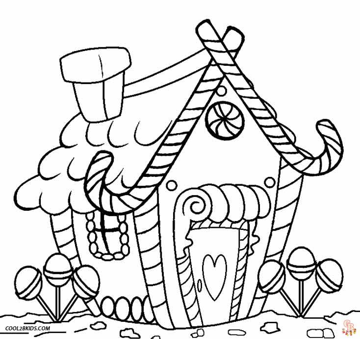 Coloriage Maison En Pain Depices