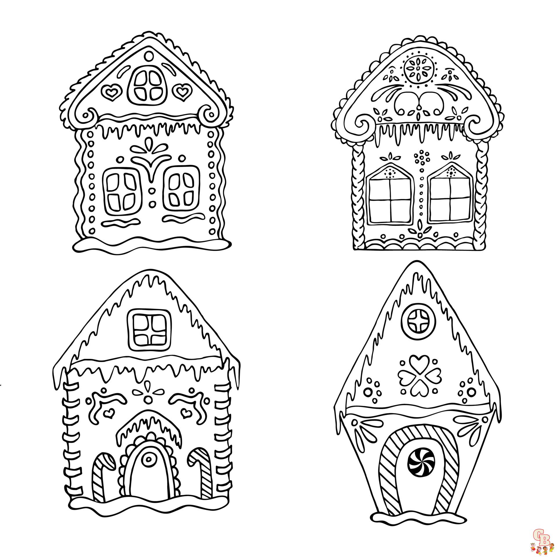 Coloriage Maison En Pain Depices