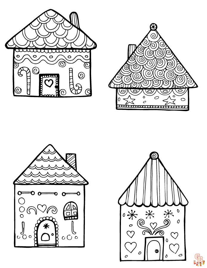 Coloriage Maison En Pain Depices