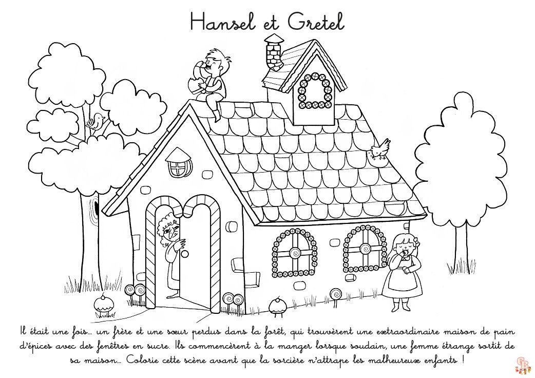 Coloriage Maison En Pain Depices