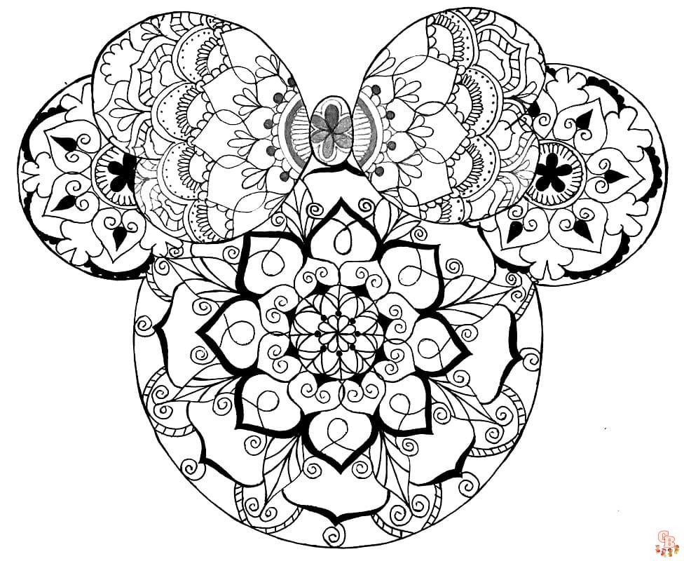 Coloriage Mandala Disney