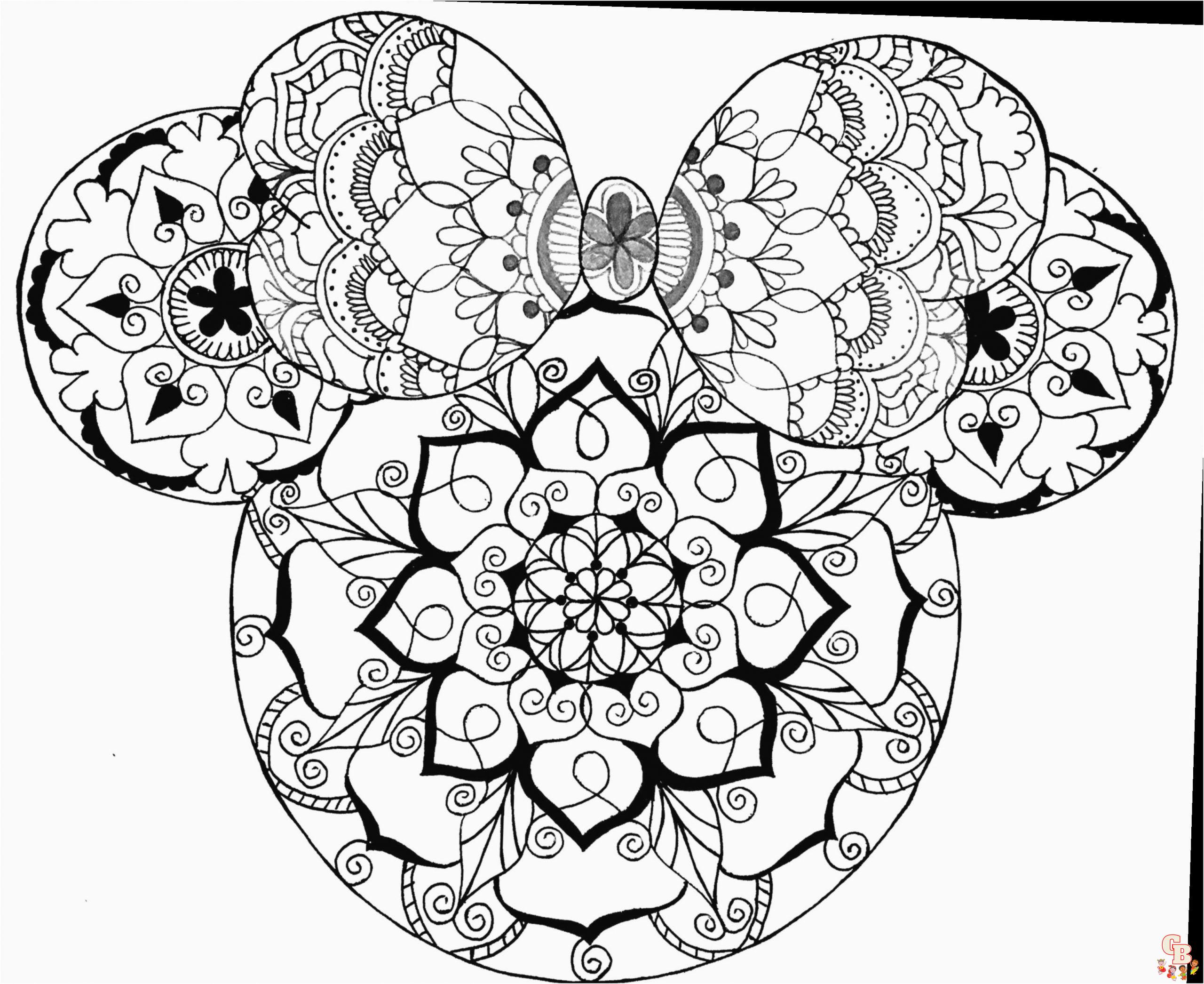 Coloriage Mandala Disney