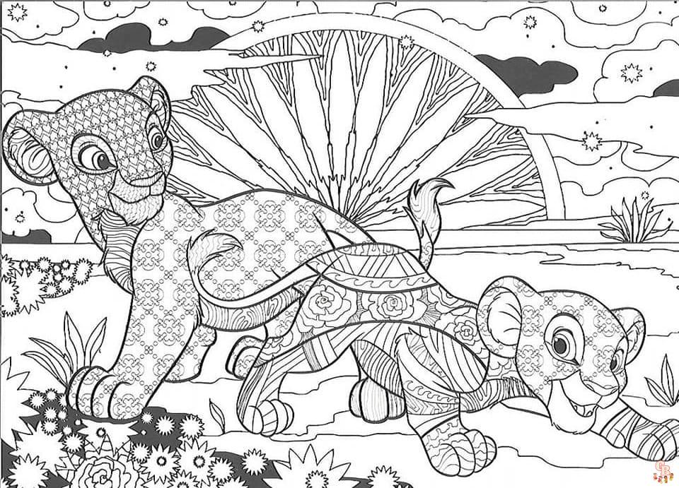 Coloriage Mandala Disney