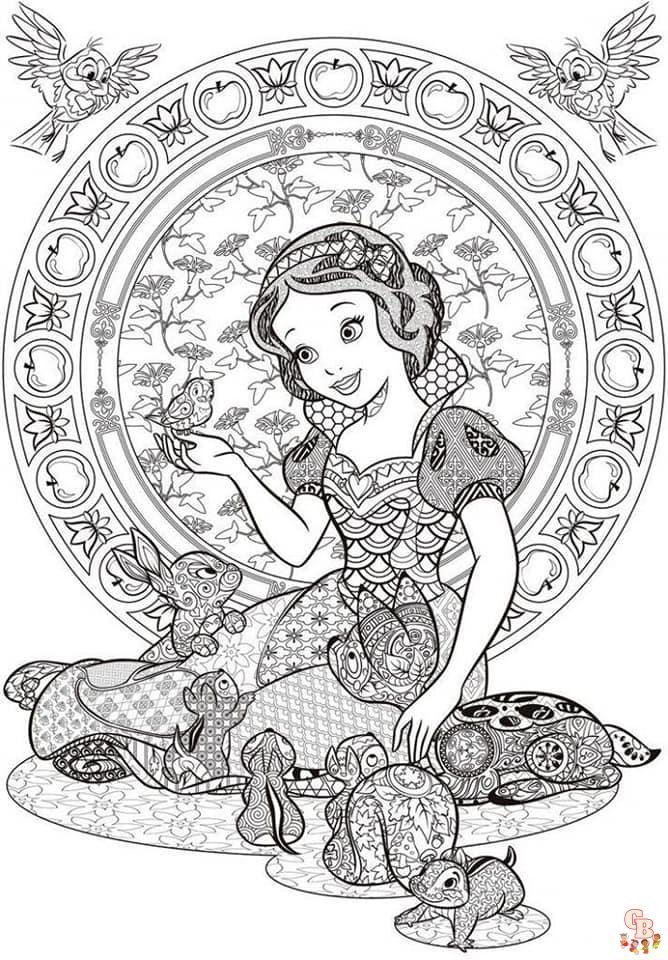 Coloriage Mandala Disney