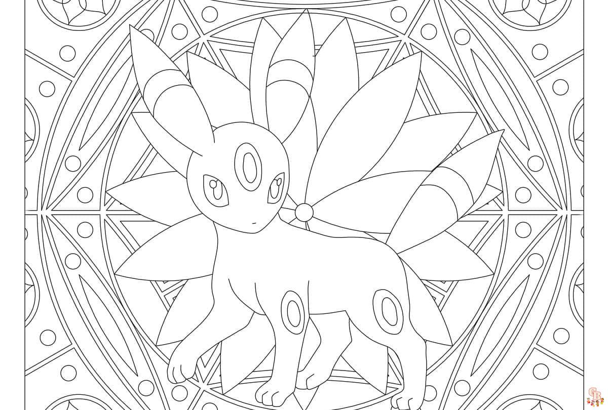 Coloriage Mandala Pokemon