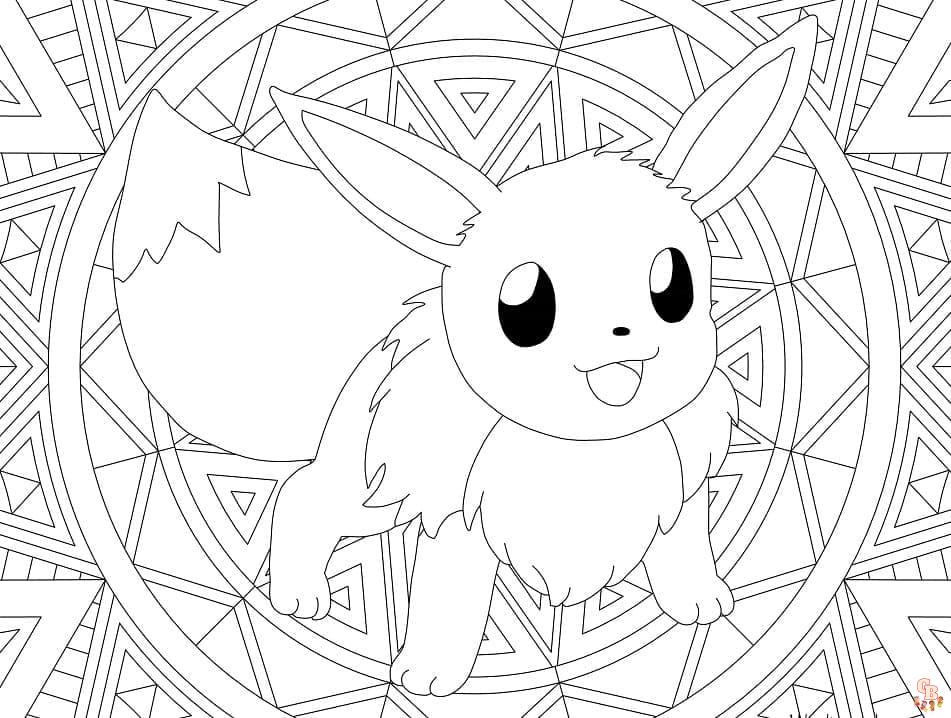 Coloriage Mandala Pokemon