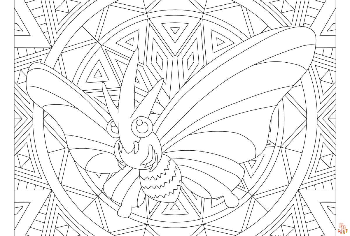 Coloriage Mandala Pokemon