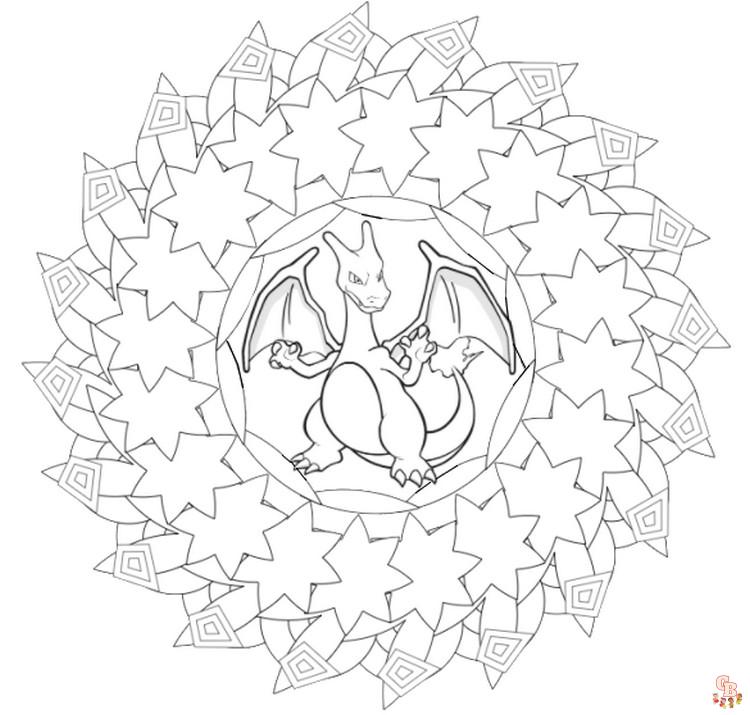 Coloriage Mandala Pokemon