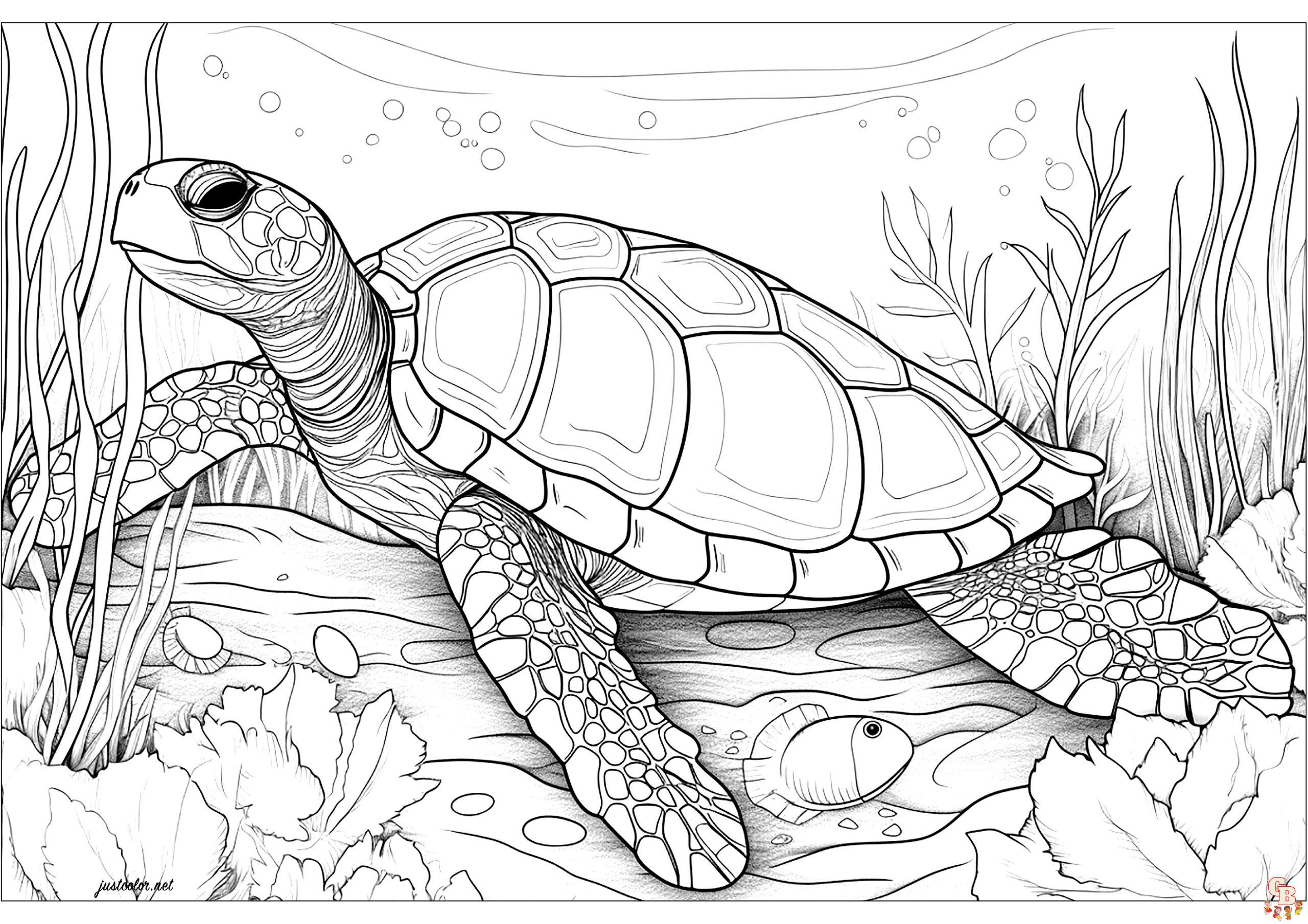 Coloriage Marine