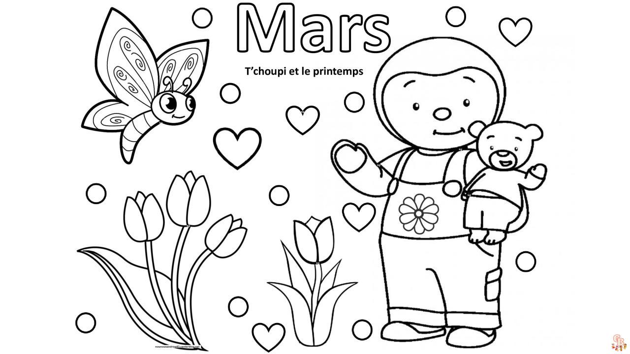 Coloriage Mars