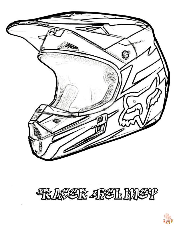 Coloriage Motocross