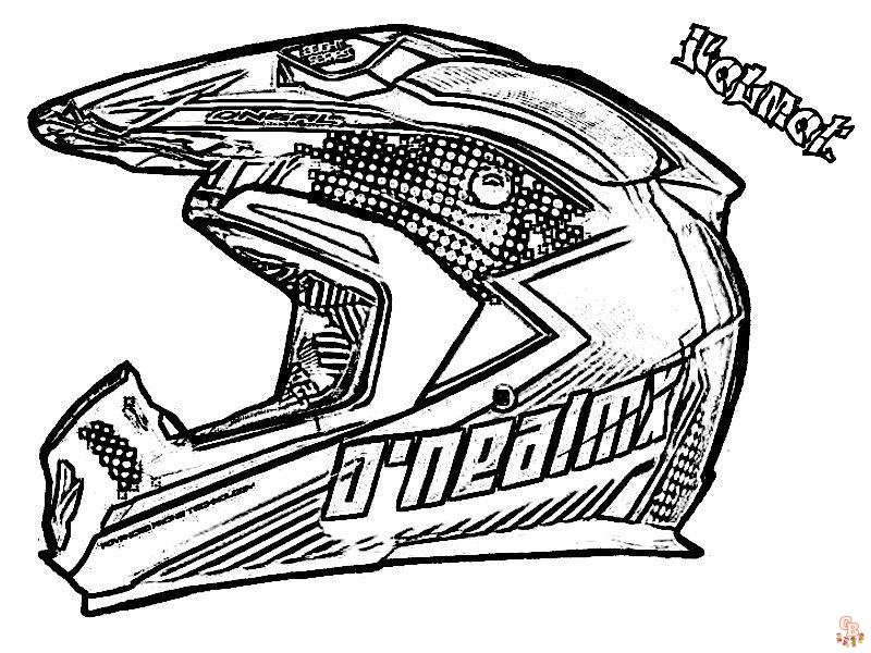 Coloriage Motocross