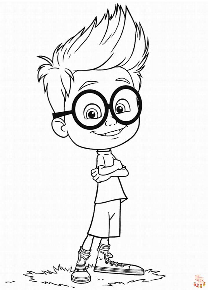 Coloriage Mr Peabody Sherman